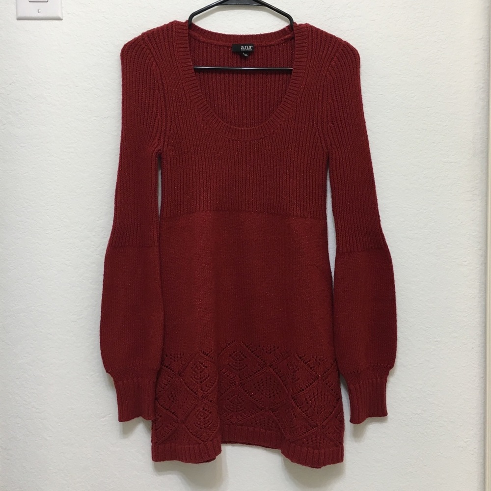 Fuzzy Alpaca Sweater Dress